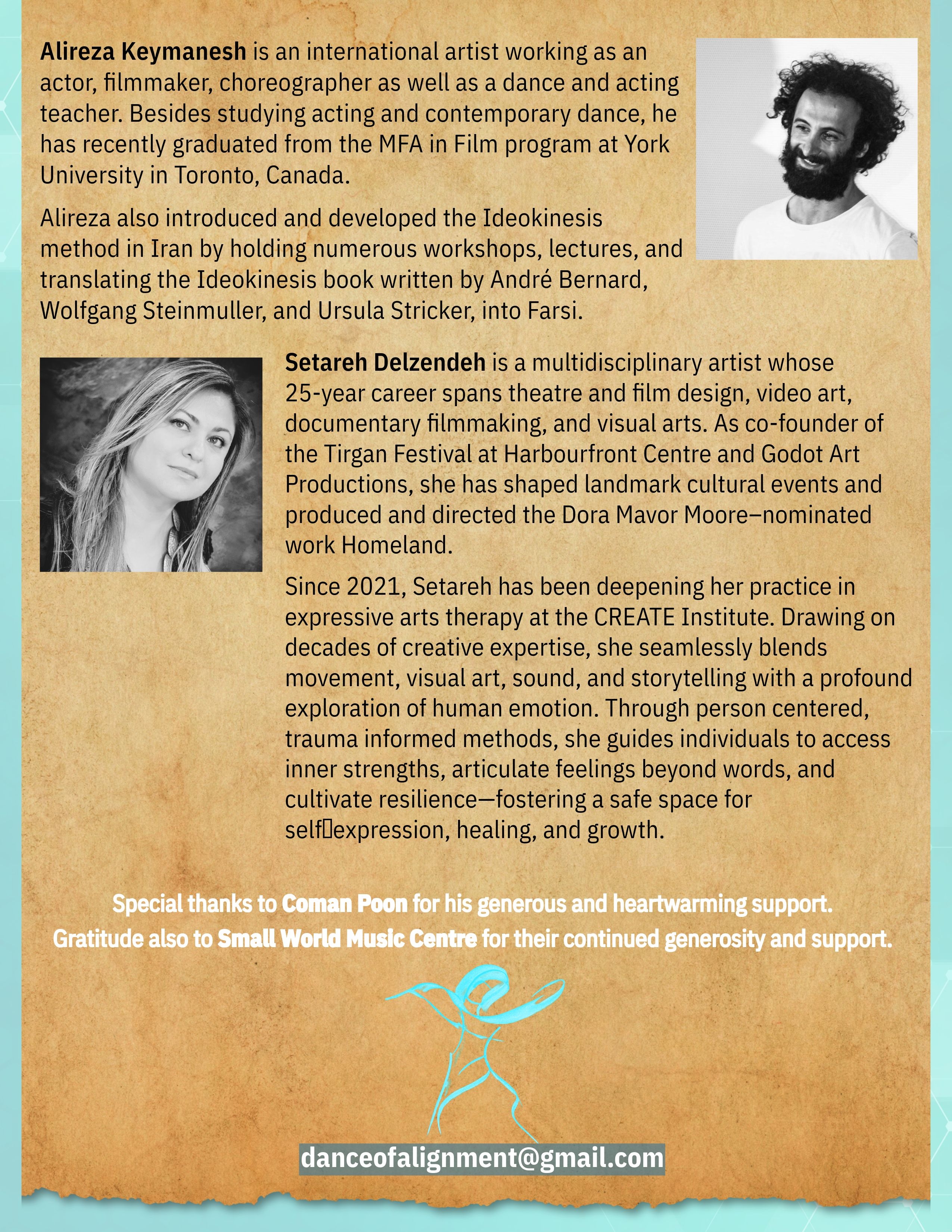 alireza Keymanesh, Workshop